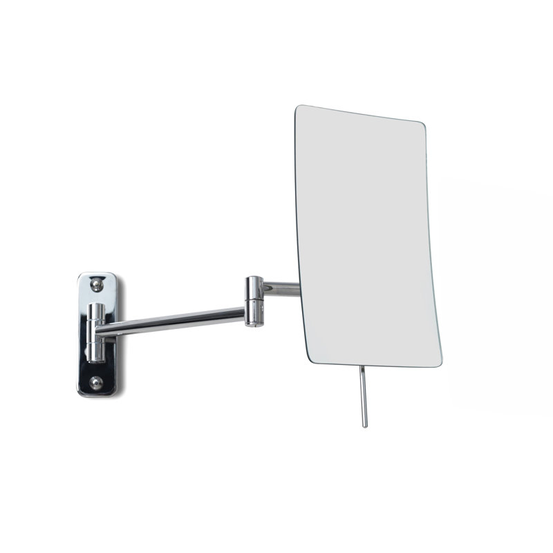 Afrah Blake Magnifying 5X Wall Mirror - Chrome