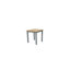 Soho 20" Teak Aluminum Outdoor Tall Square Side Table-933152718