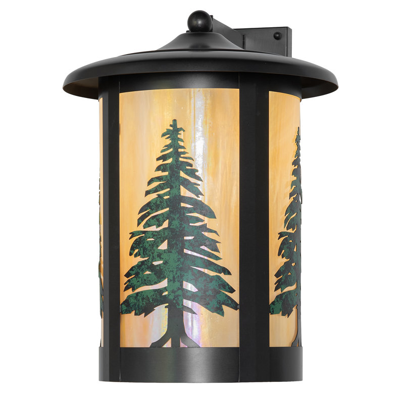 12" Wide Fulton Tall Pines Wall Sconce