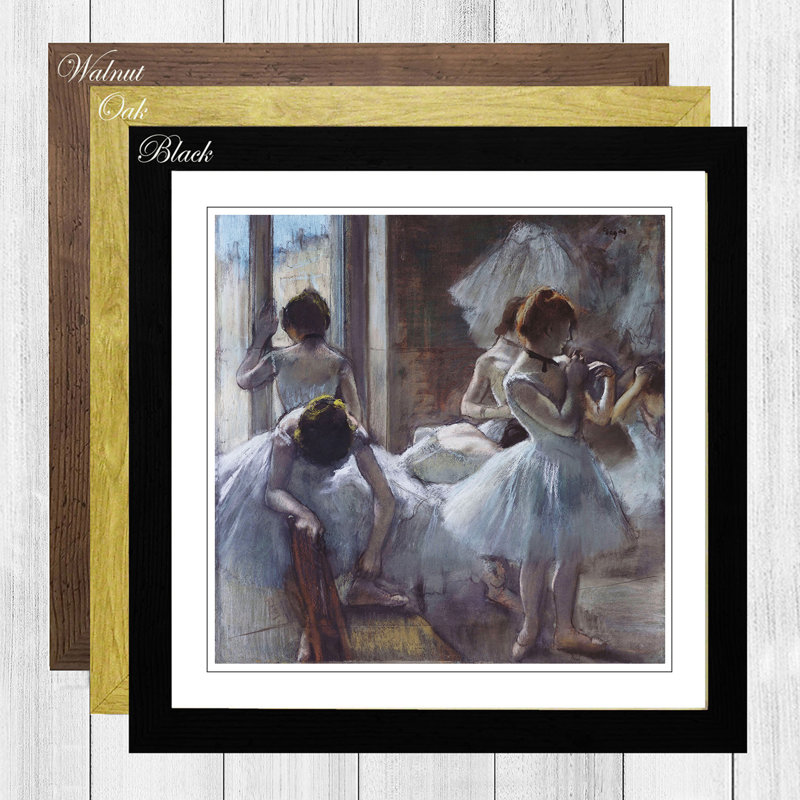 Edgar Degas - Single Picture Frame Painting, Black