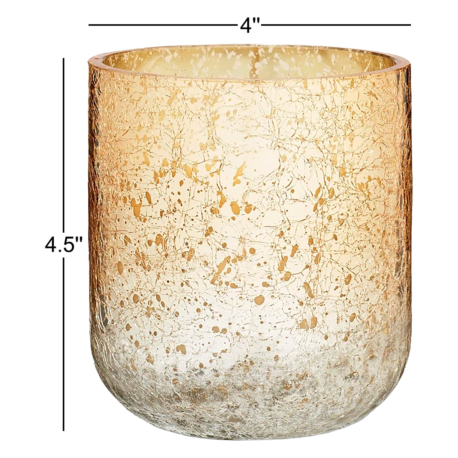 Caz Scented Jar Candle, Small Radiant Glass