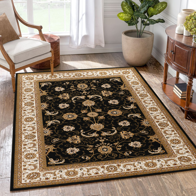Pavillon de jardin noir 7 pi 10 po X 10 pi 6 po Tapis, Rectangle 7 pi 10 po x 10 pi 6 po