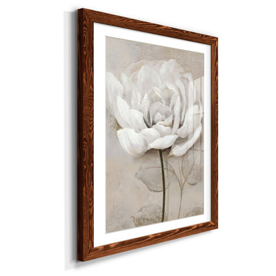 Doux blanc III - Cadre photo, reproduction d'art sur papier