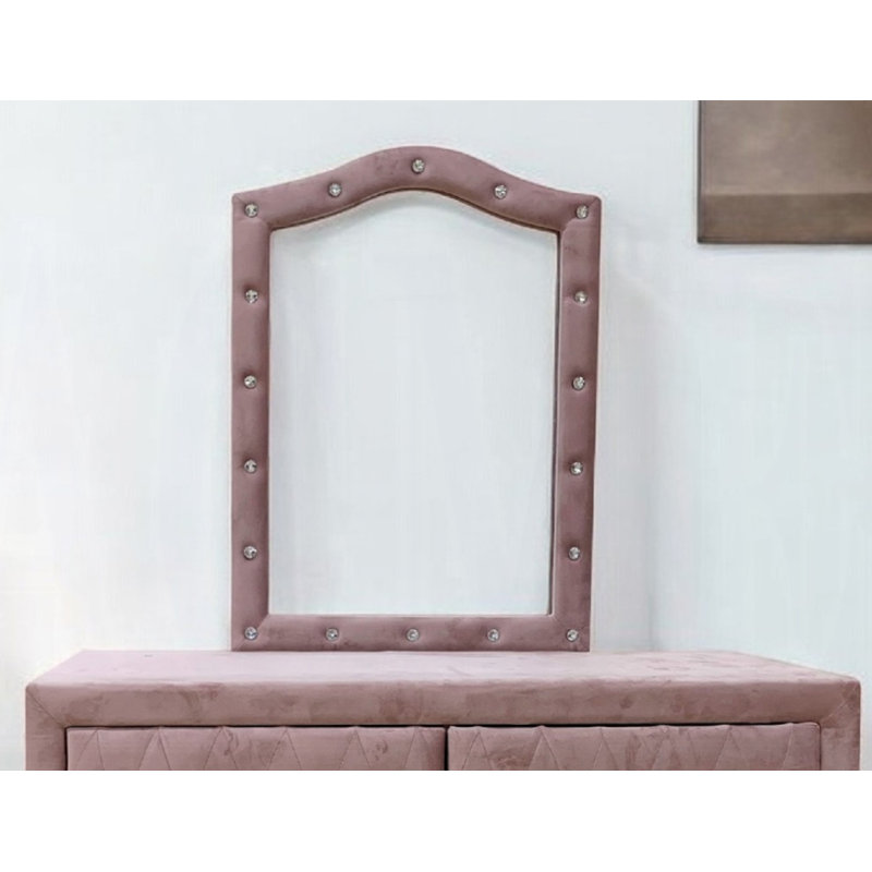 Miroir pour commode en bois manufacturé Allianora