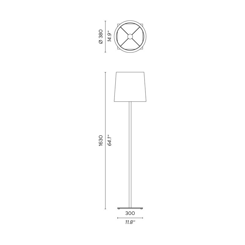 Tonda Floor Lamp, Matte
