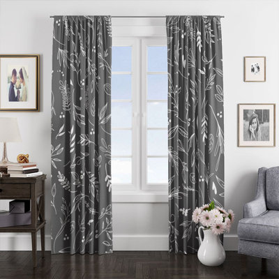 Semi Sheer Curtain Pair