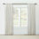 Yearling Pleated Sheer 100% Linen Semi Sheer Curtain