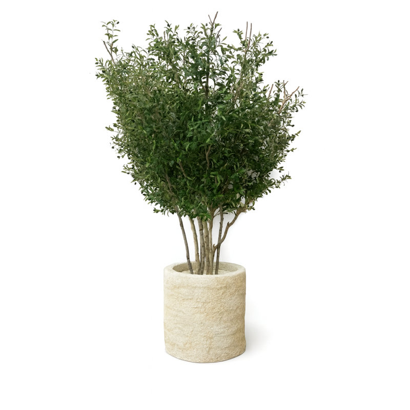 Handmade Engineered Limestone 20" Planter, 20" H x 20" W x 20" D