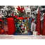 Coussin Keeshond and Santa Claus-101410325