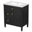 Meuble-lavabo 30 po avec lavabo, meuble-lavabo avec un tiroir rabattable et deux tiroirs, tablette réglable, meuble-lavabo-1568602112