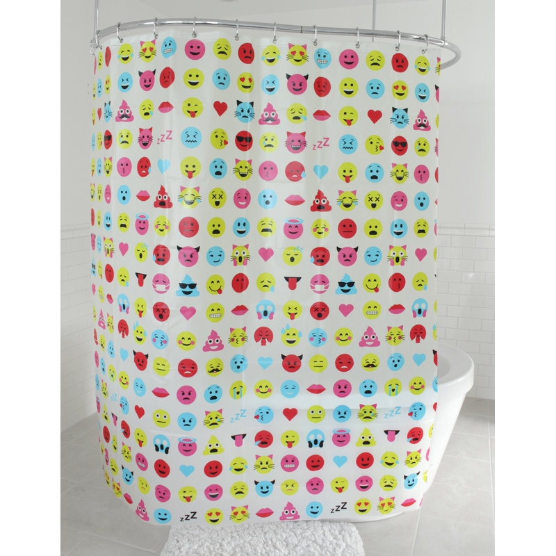 Doublure de rideau de douche simple en vinyle peva 4g winky