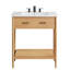 Meuble-lavabo simple 30 po avec plateau en céramique Modway Zaire-94387480-94387477