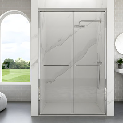 Frameless Double Sliding Shower Door