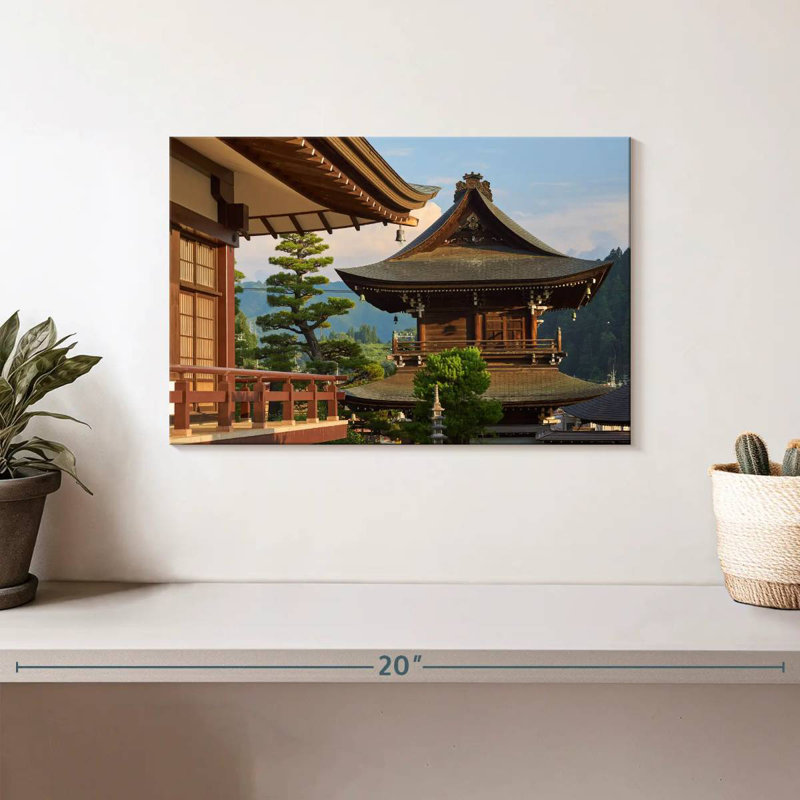 Lilie Temples In Takayama, 8" H x 12" W
