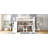 Twin Size Loft Bed With Movable Desk And Storage Shelf-793336610-793336611