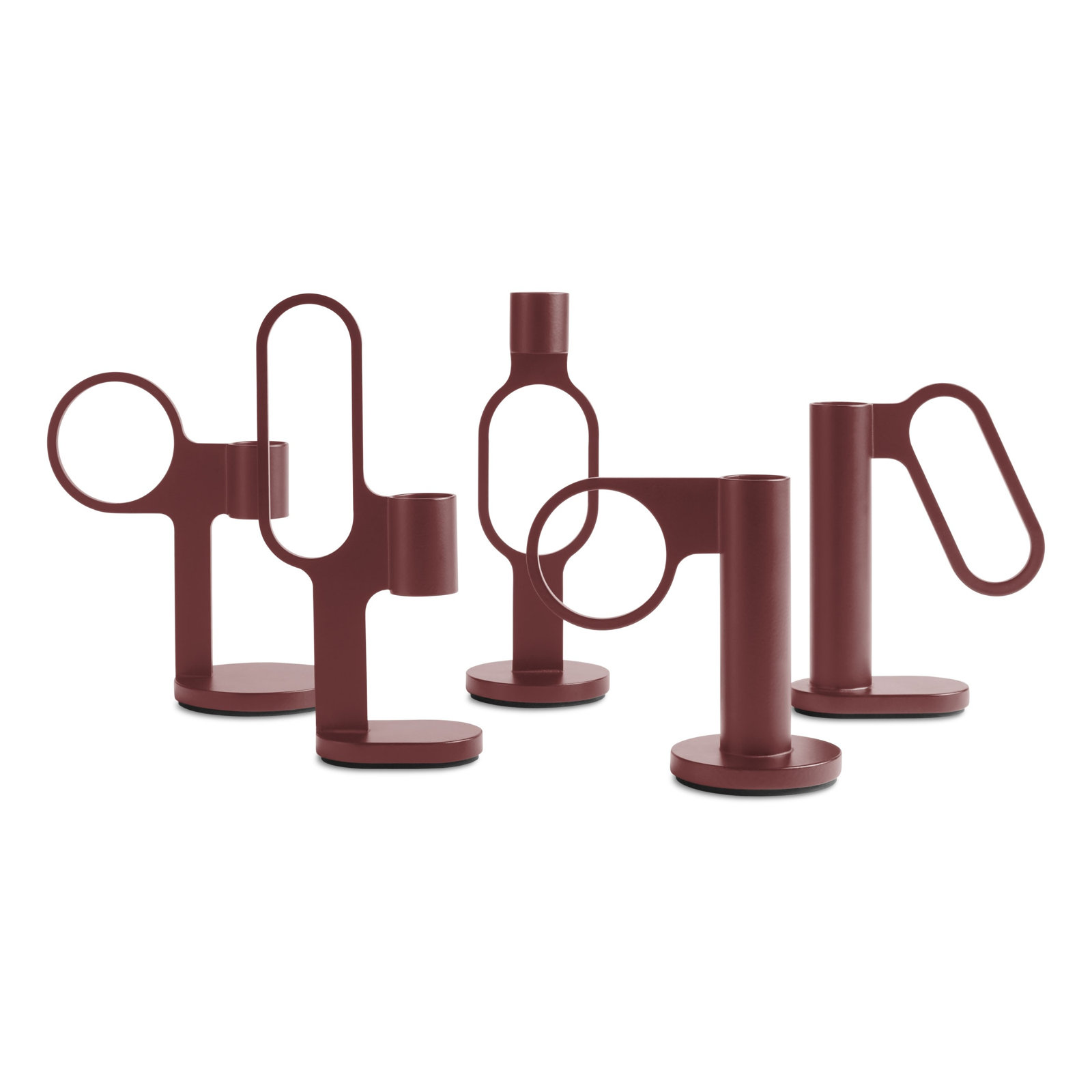 Who Goes There? Candle Holder, Oxblood