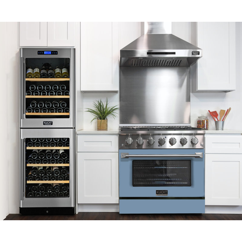 36" 5.2 Cu. Ft. Freestanding Gas, Natural Gas, Light Blue
