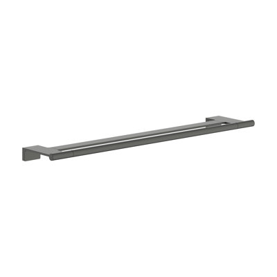 hansgrohe AddStoris S Double Towel Bar in Brushed Black Chrome