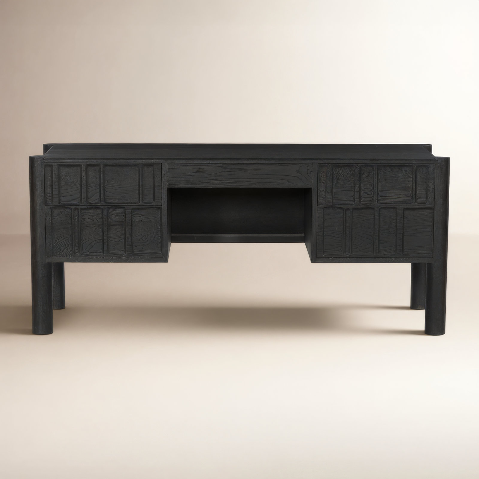 Keishara Desk, Black
