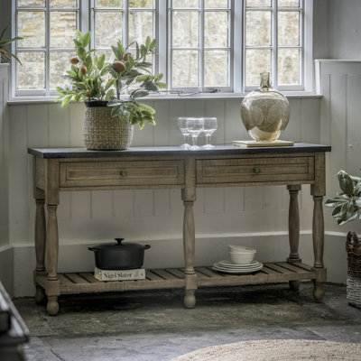 Williamsen 165cm Marble Top Console Table