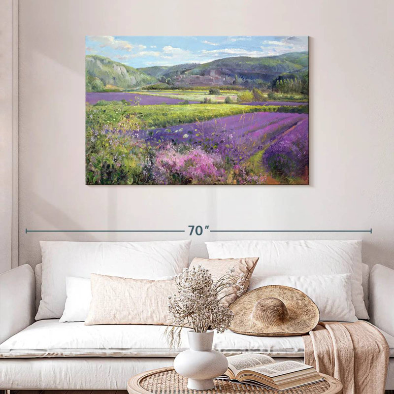 Alvord, champs de lavande dans la vieille Provence, H 30 po x l 45 po