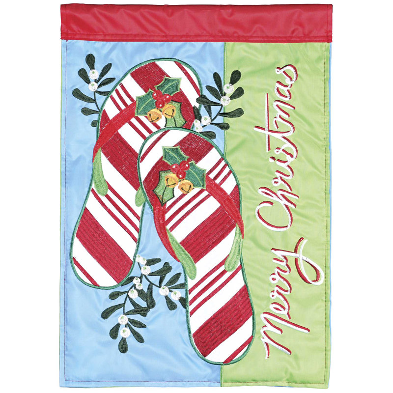 Drapeau de jardin Merry Christmas