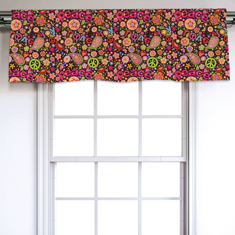 Sateen Ruffled Window Valance