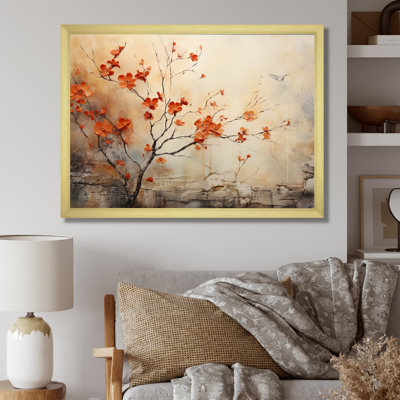 Maple Trees Glowing Embers I - Tree Maple Canvas Print Wall Art