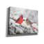 «Cardinals in Snow» par Lori Deiter, art mural sur toile-121460359