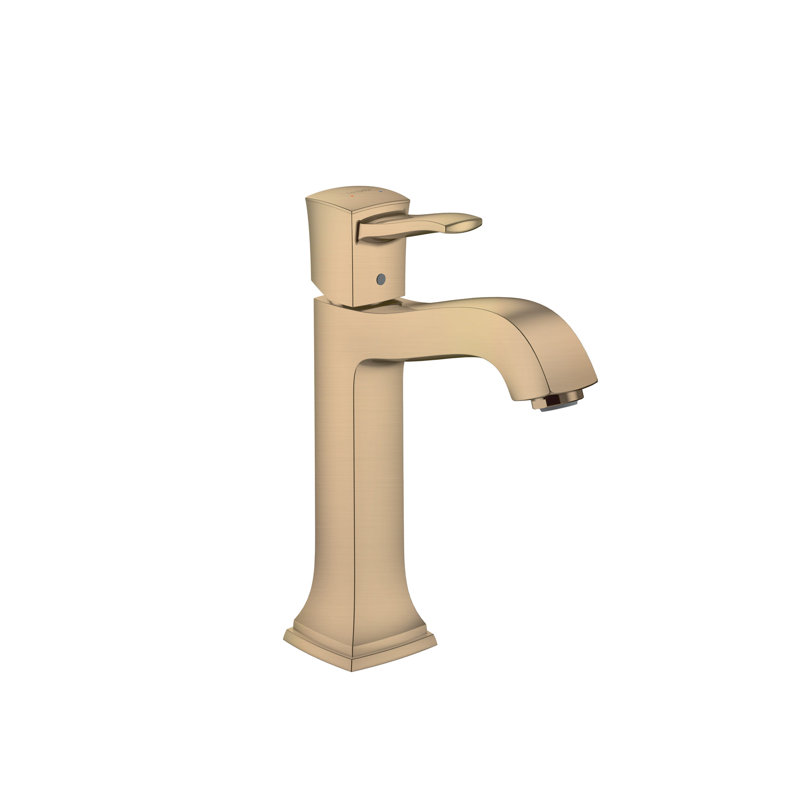 Hansgrohe Metropol Classic Single-Hole Faucet 160 with Drain Assembly, 1.2 GPM, Brushed Bronze