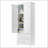 Tall Storage Cabinet With Two Drawers For Bathroom Or Office, Maximizing Space And Organizational Efficiency