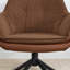 Fauteuil d'appoint pivotant capitonné l 27,9 po pour bureau à domicile-1610676945