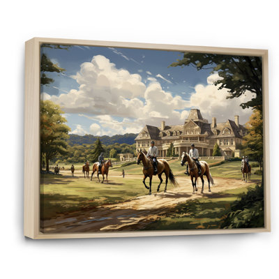 Art mural sur toile Country Club