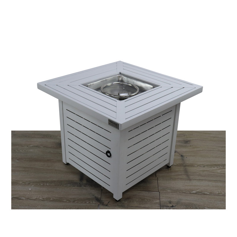 Foyer de table en acier au propane H 25 po x l 30 po