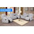 78.5"Pillow Top Arm  Reclining Sofa with Drop down table and Cupholders-581330663