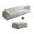 White Polyester Modular Sofa cushion couch-1050627272