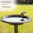 Henton Plastic/Acrylic Fountain Birdbath