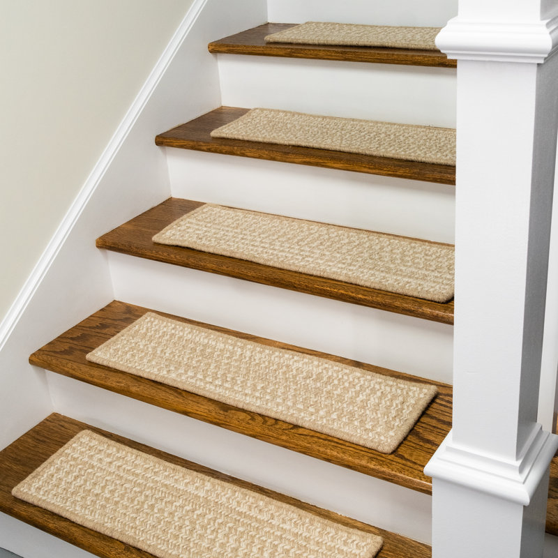 Tapis d'escalier Gering, Beige