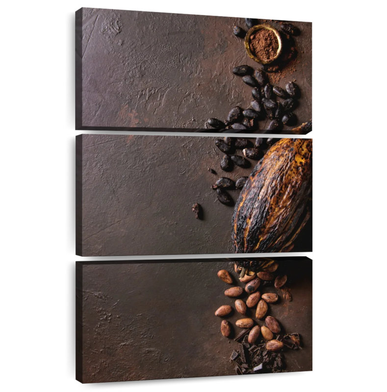 Cocoa Beans Varieties, 50" H x 32" W