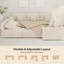 Canapé-lit modulaire en velours côtelé 6 pièces Kaneki-1274003910-1257041118
