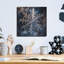  «Snowflake 1» par Rey Klimt, art mural en métal, 36 po x 36 po-2146784579