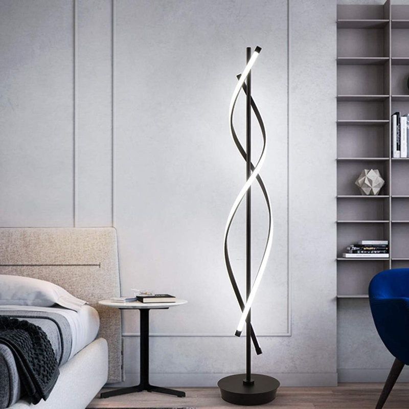 Adjustable Spiral Floor Lamp