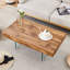 Table basse carrée avec plateau en panneau de fibres à densité moyenne et pieds en verre trempé-893393195-890050110