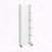 Urano Corner Linen Cabinet – White with Five External and Four Interior Shelves-1219153990