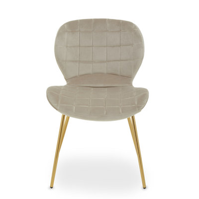 Fontenay 39cm H Polyester Blend Upholstered Metal Side Chair