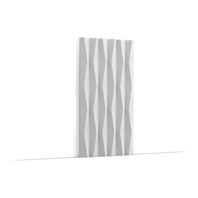 3/4 in D x 9-7/8 in W x 78- 3/4 in L Primed White Plain Ridge Polyurethane Panel Moulding