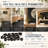 CNK Polished Black Standing Pebble Tile