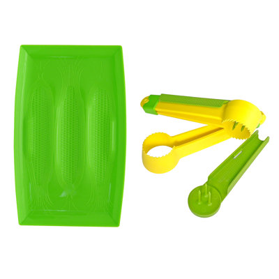 Corn Platter & Corn Stripper Set