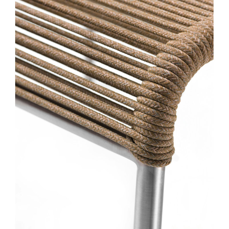 Salto Outdoor Ottoman, Brown