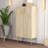 Modern Shoe Cabinet with Wall-Mount Option, Travertine Color, 23.6 x 43.7 x 13.8 inches | 100% Melamine Coated Particle Board, Metal Legs, Plastic Handle | Numerous Shelves for Stylish Shoe Storage